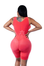 Load image into Gallery viewer, 1007 Bra - Custom Faja Full Back With Sleeves Option Coral Dreams / Mid Medium Shapewear
