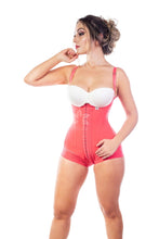 Load image into Gallery viewer, 3001 Thin Straps - Custom Body Coral Dreams / High (Wear From Your 4Th Week Post Op) Faja
