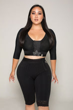 Load image into Gallery viewer, Tributo Short Faja High Waist - Powernet 4301 Black / Knee
